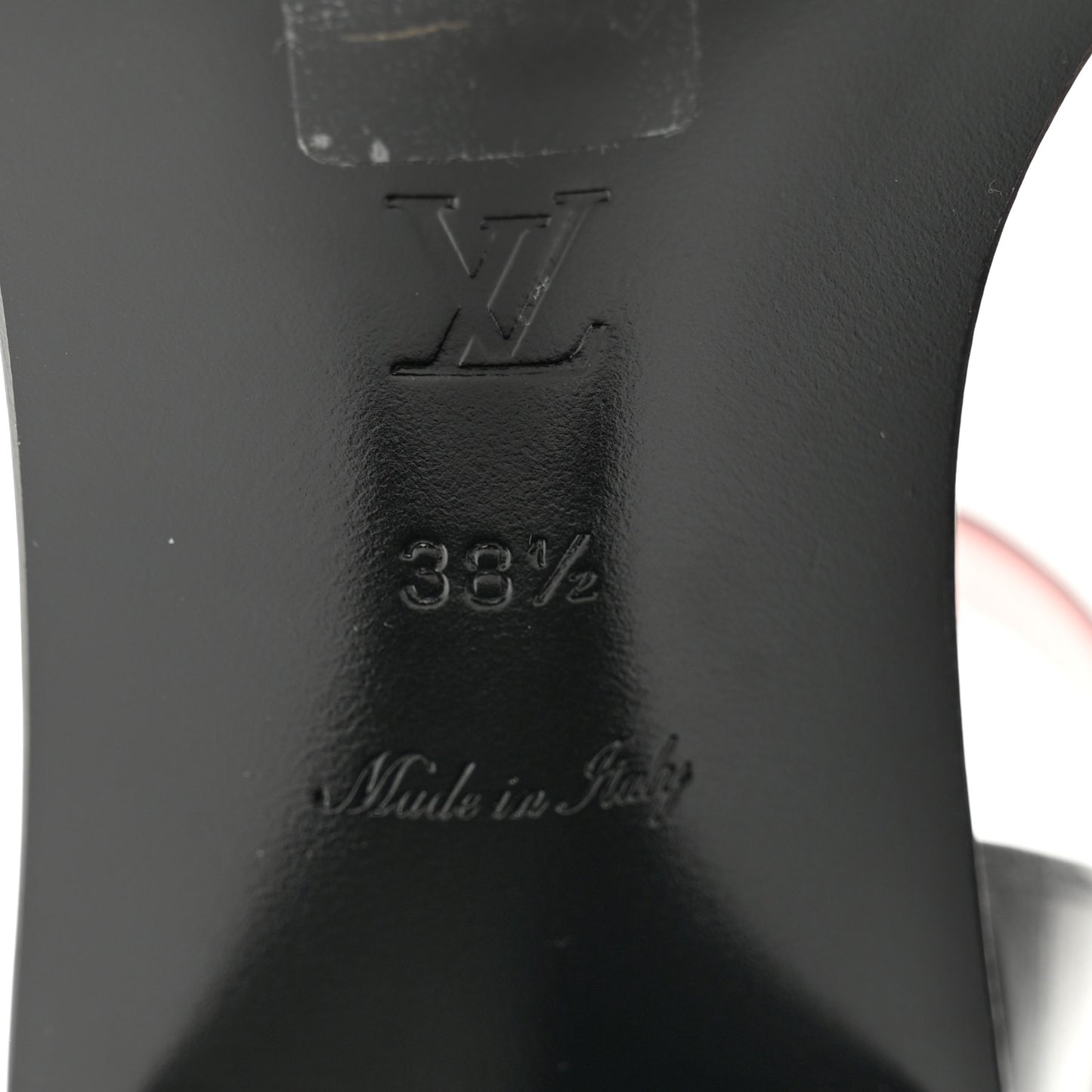 Calfskin Monogram Passenger Sandals 38.5 Black