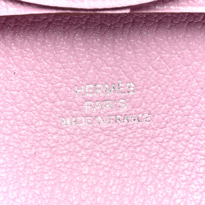 Hermes Chevre Mysore Bastia Coin Purse Mauve Sylvestre 6 of 8