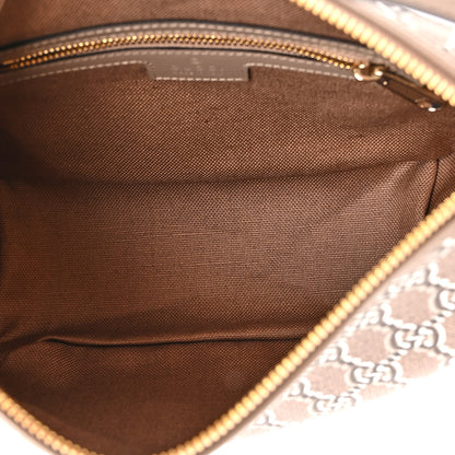 Gucci GG Shadow Monogram Super Mini Ophidia Shoulder Bag Taupe 5 of 10