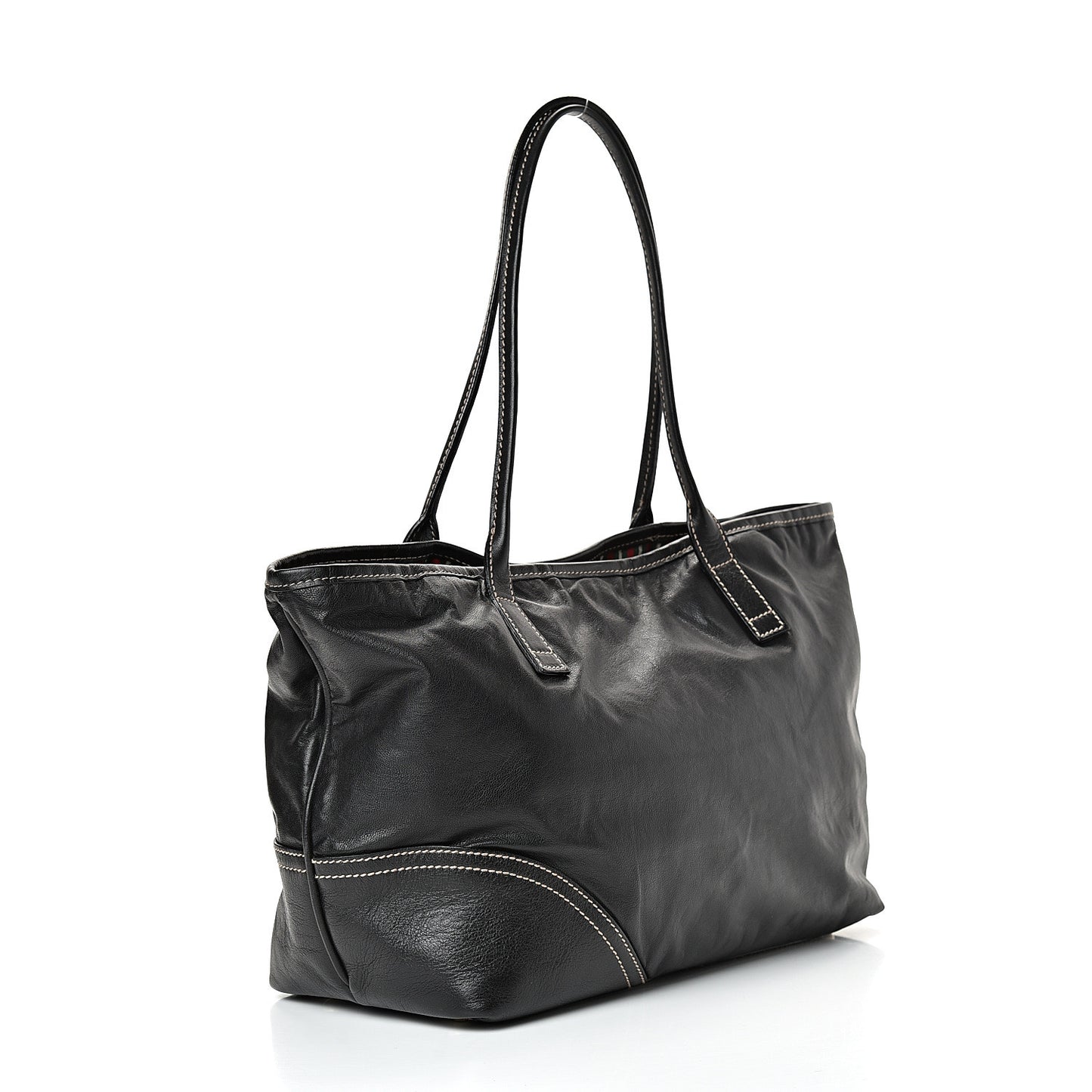 Leather Medium New Britt Tote Black