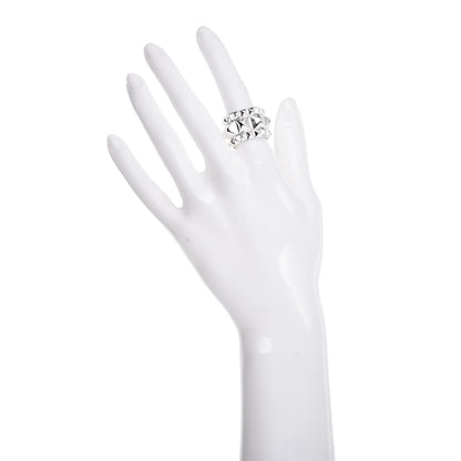 Hermes Sterling Silver Espionne Ring 55 7.25 2 of 14