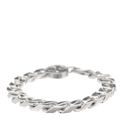 Gucci Sterling Silver Interlocking G Curb Chain Bracelet 3 of 5