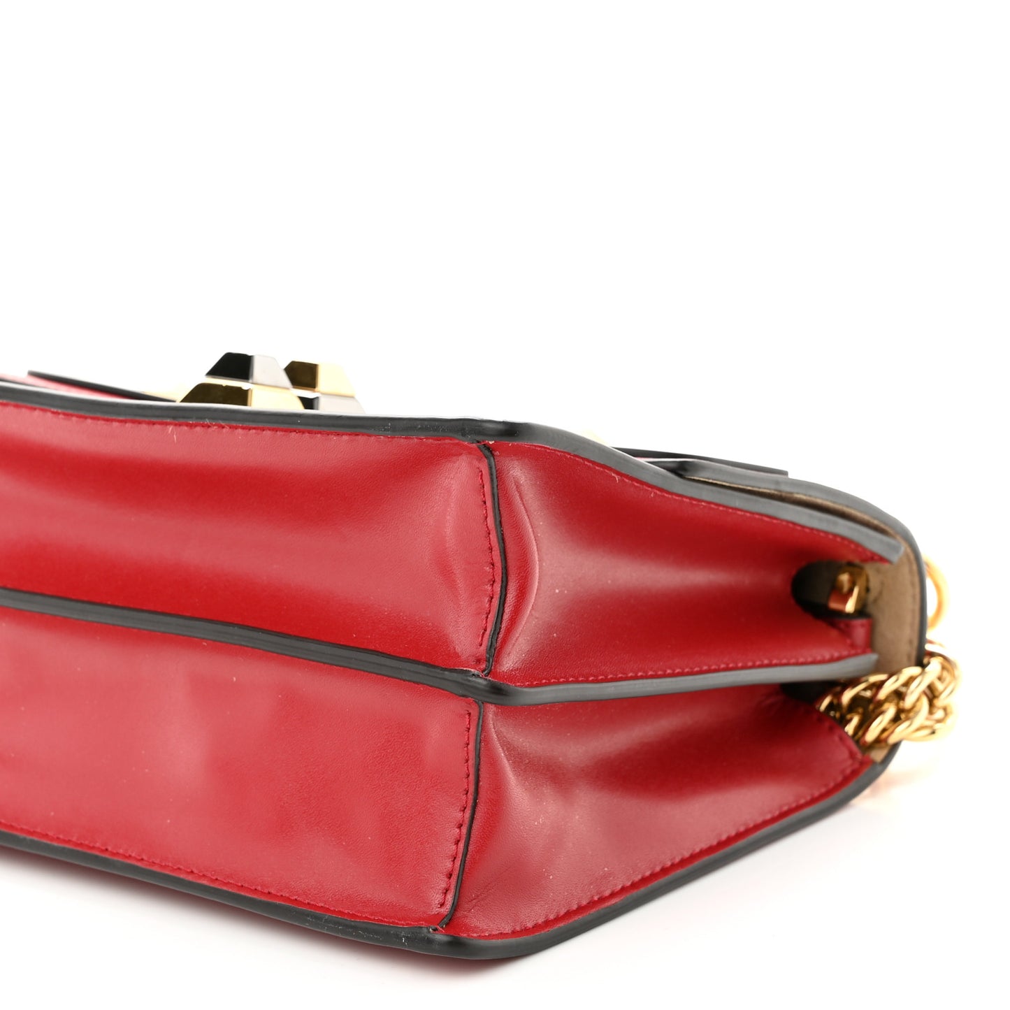 Vitello Liberty Monster Eyes Small Kan I Shoulder Bag Fragola
