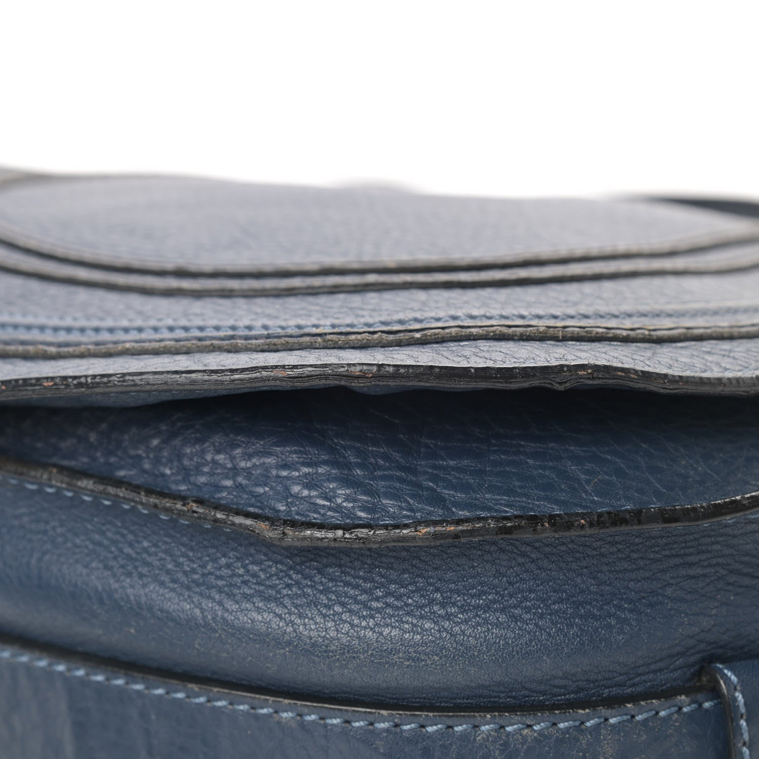 Chloe Calfskin Medium Marcie Round Crossbody Bag Navy 11 of 21