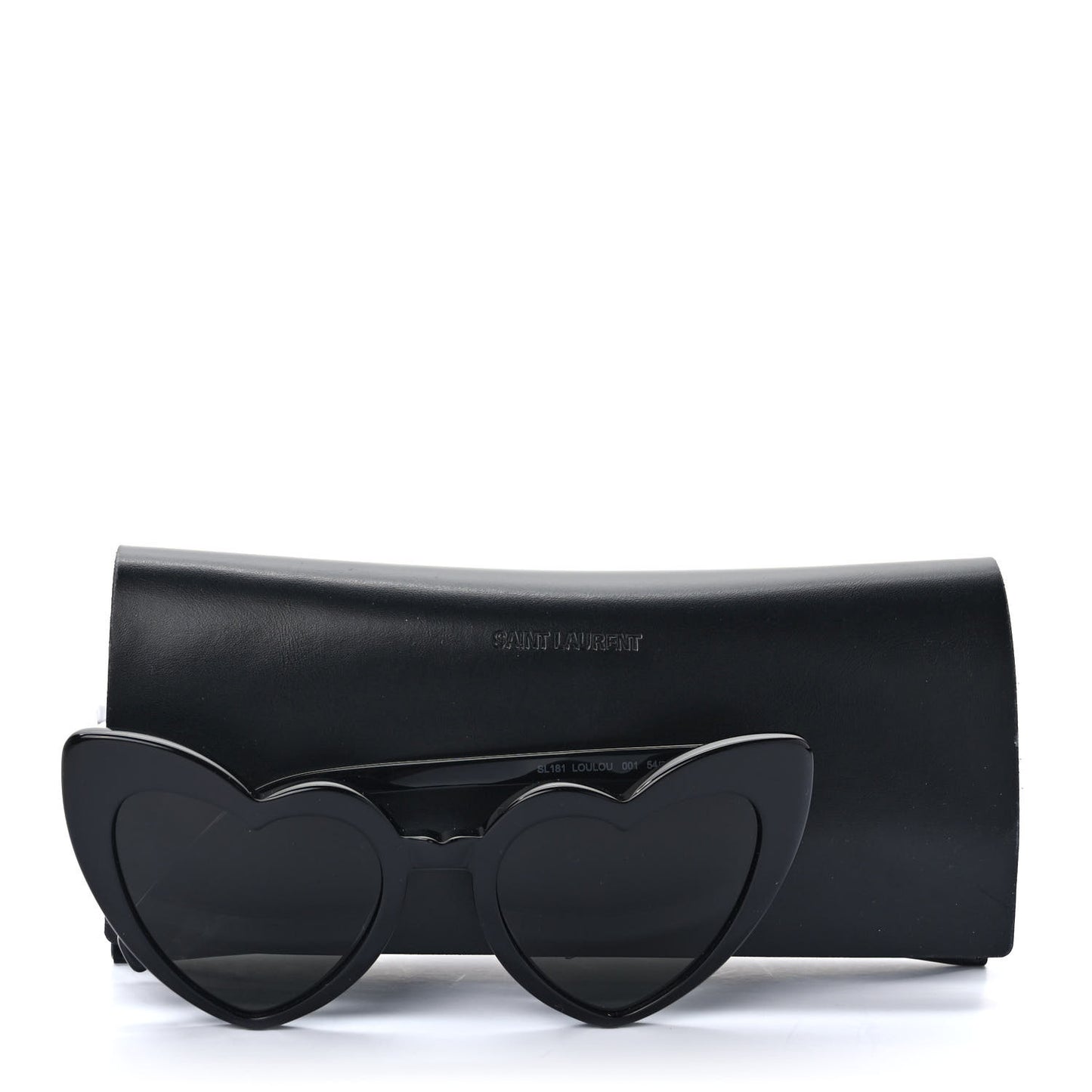 Acetate Heart Frame Loulou SL181 Sunglasses Black