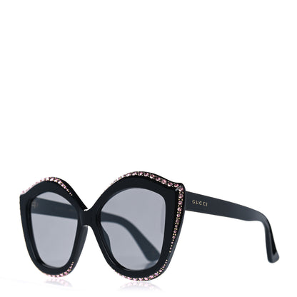 Gucci Crystal Cat Eye Sunglasses GG0118S Black 1 of 4