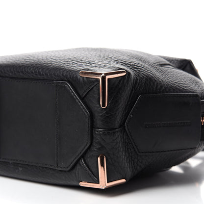 Alexander Wang Pebbled Calfskin Mini Emile Black Rose Gold Hardware 7 of 16