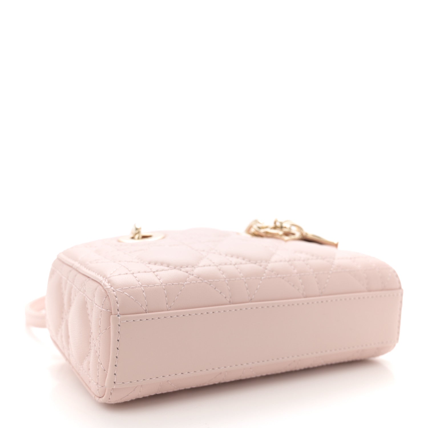 Christian Dior Lambskin Cannage Micro Lady D-Joy Powder Pink 4 of 10