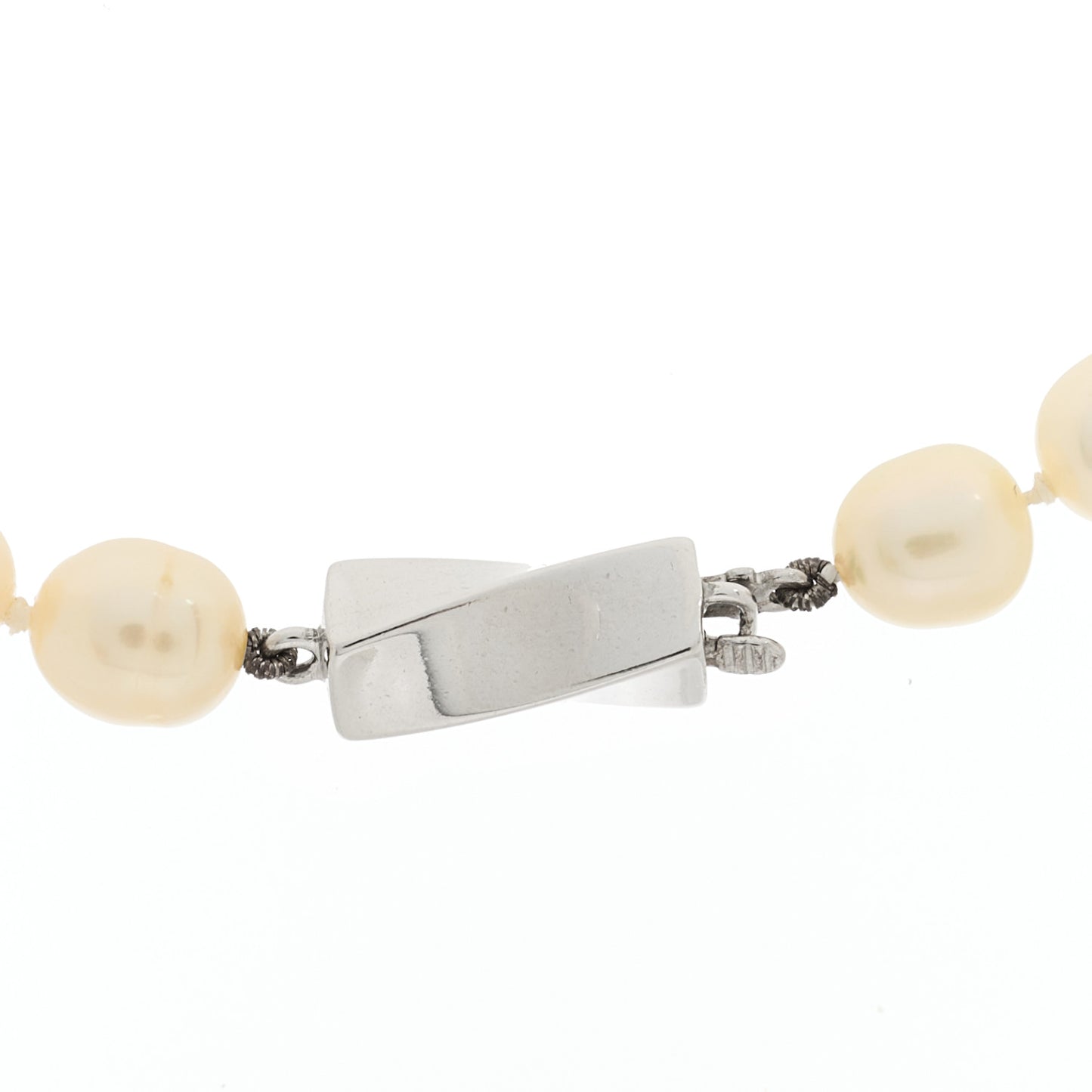 Sterling Silver Freshwater Cultured Pearl 6.5-7mm Strand Necklace