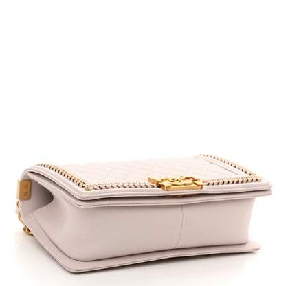 Chanel Caviar Quilted Chain Around Medium Boy Flap Light Purple 1 of 10