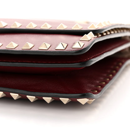 Valentino Garavani Calfskin Rockstud Top Handle Crossbody Rubin 9 of 14