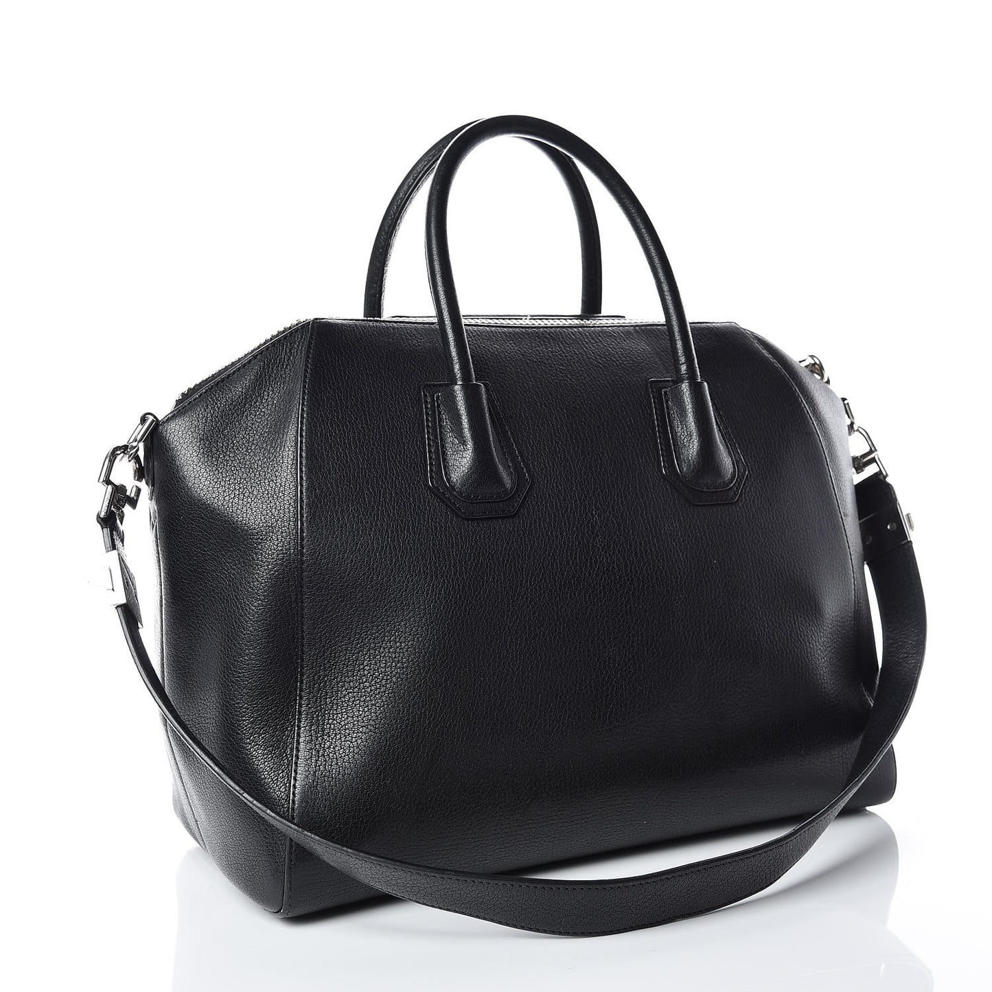 Sugar Goatskin Medium Antigona Black