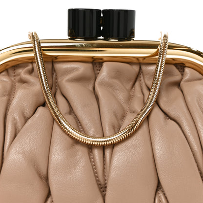 Miu Miu Nappa Matelasse Miu Belle Bag Cammeo 7 of 9