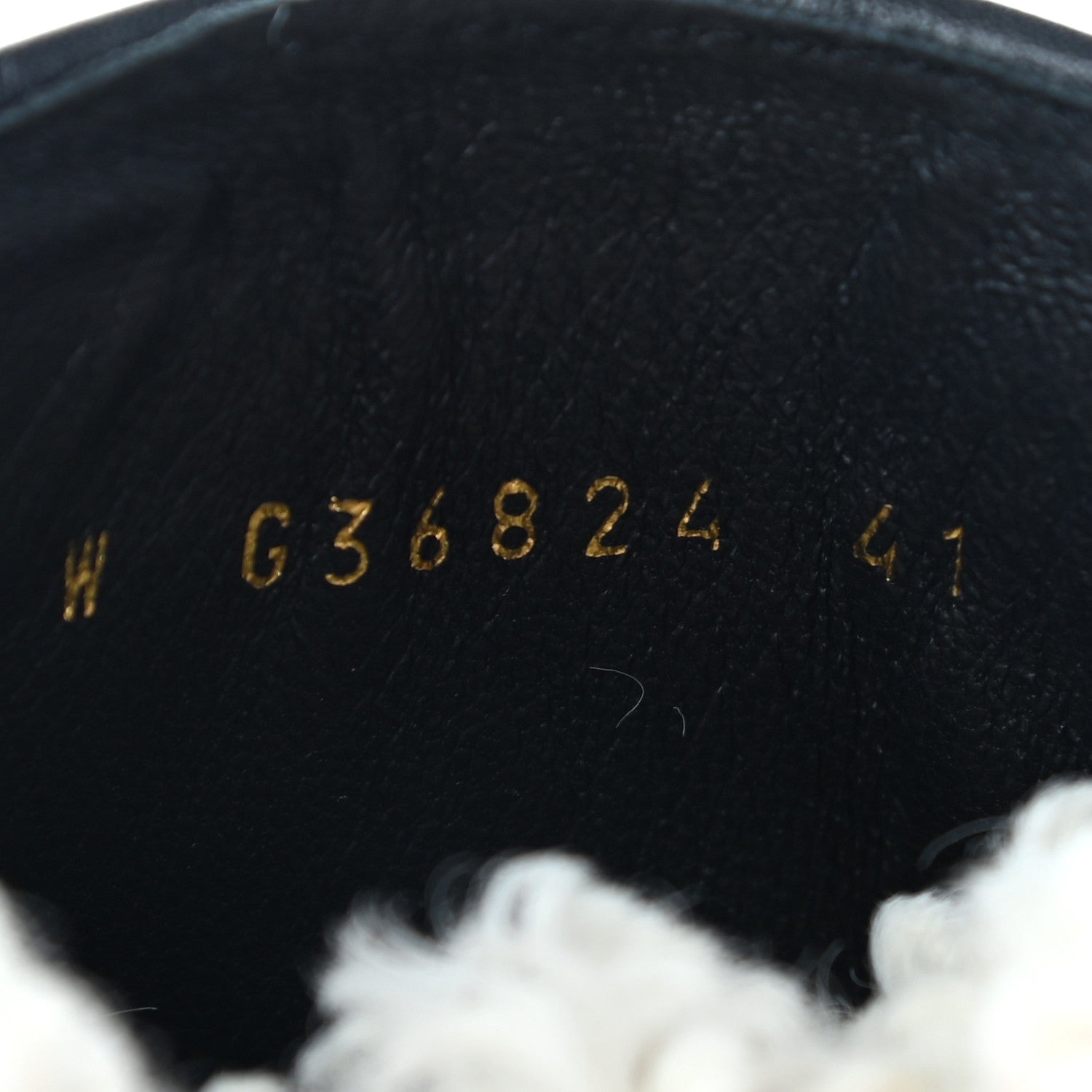 Chanel Calfskin Shearling CC Lace Up Boots 41 Black 10 of 10