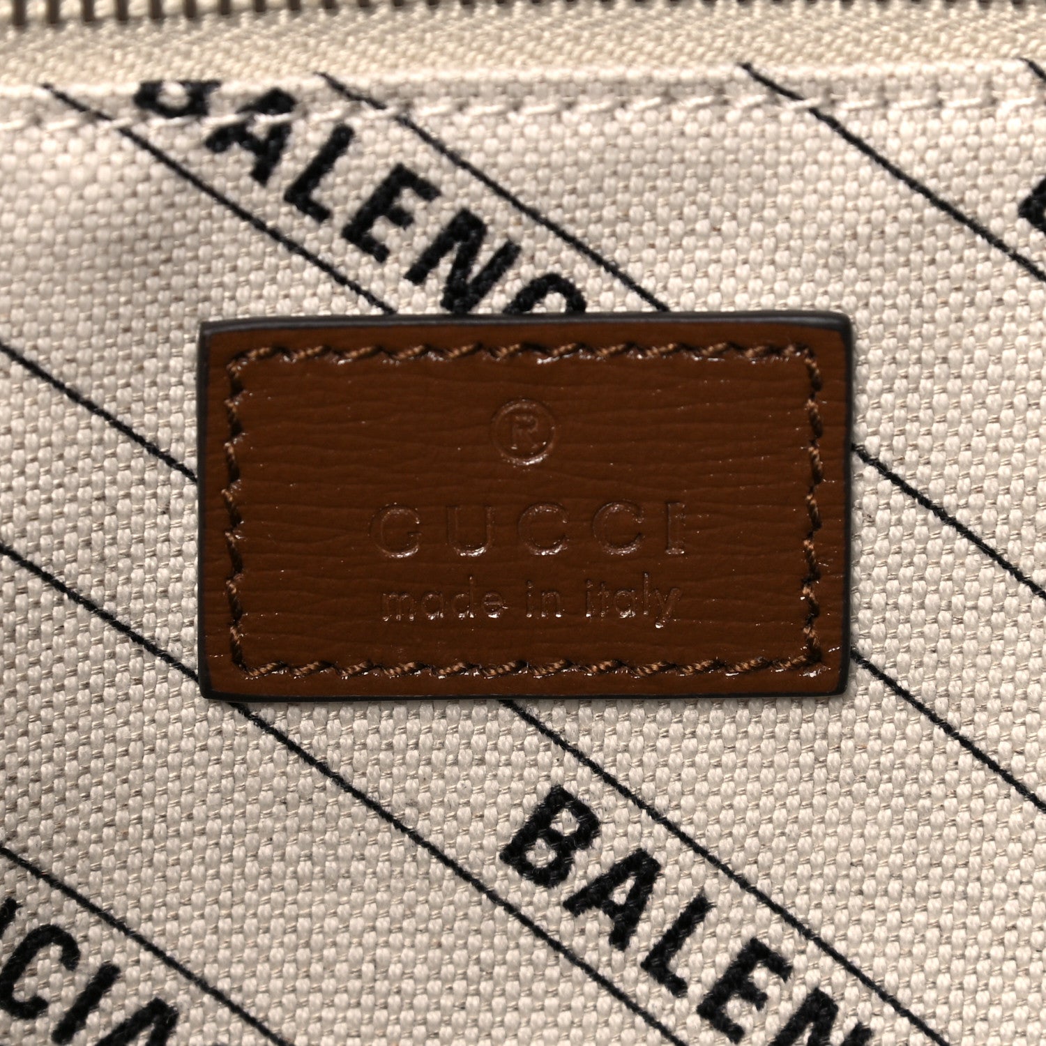 Balenciaga X GUCCI GG Monogram Azalea Calfskin Neo Classic Silver Hardware Medium City Beige Ebony Brown Sugar 6 of 10