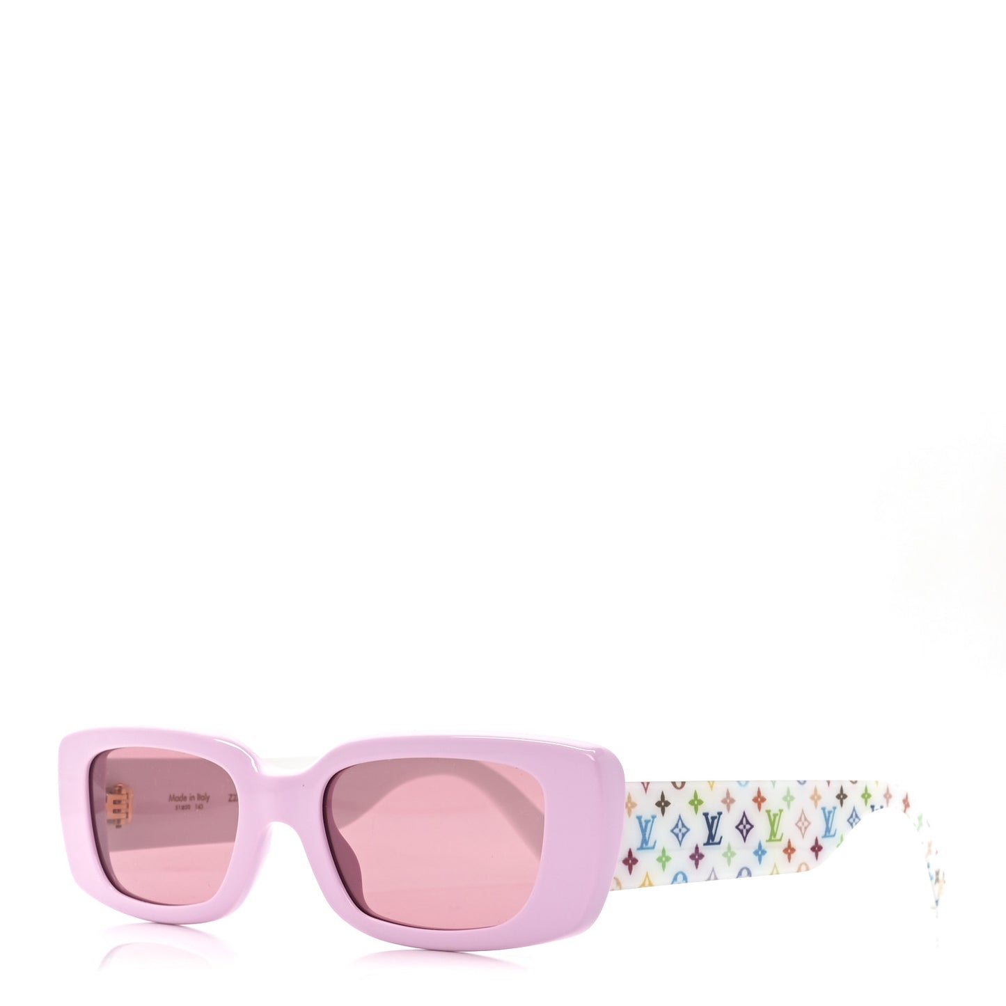 LV X TM Acetate Monogram Multicolor Sunglasses Z2711W Pink