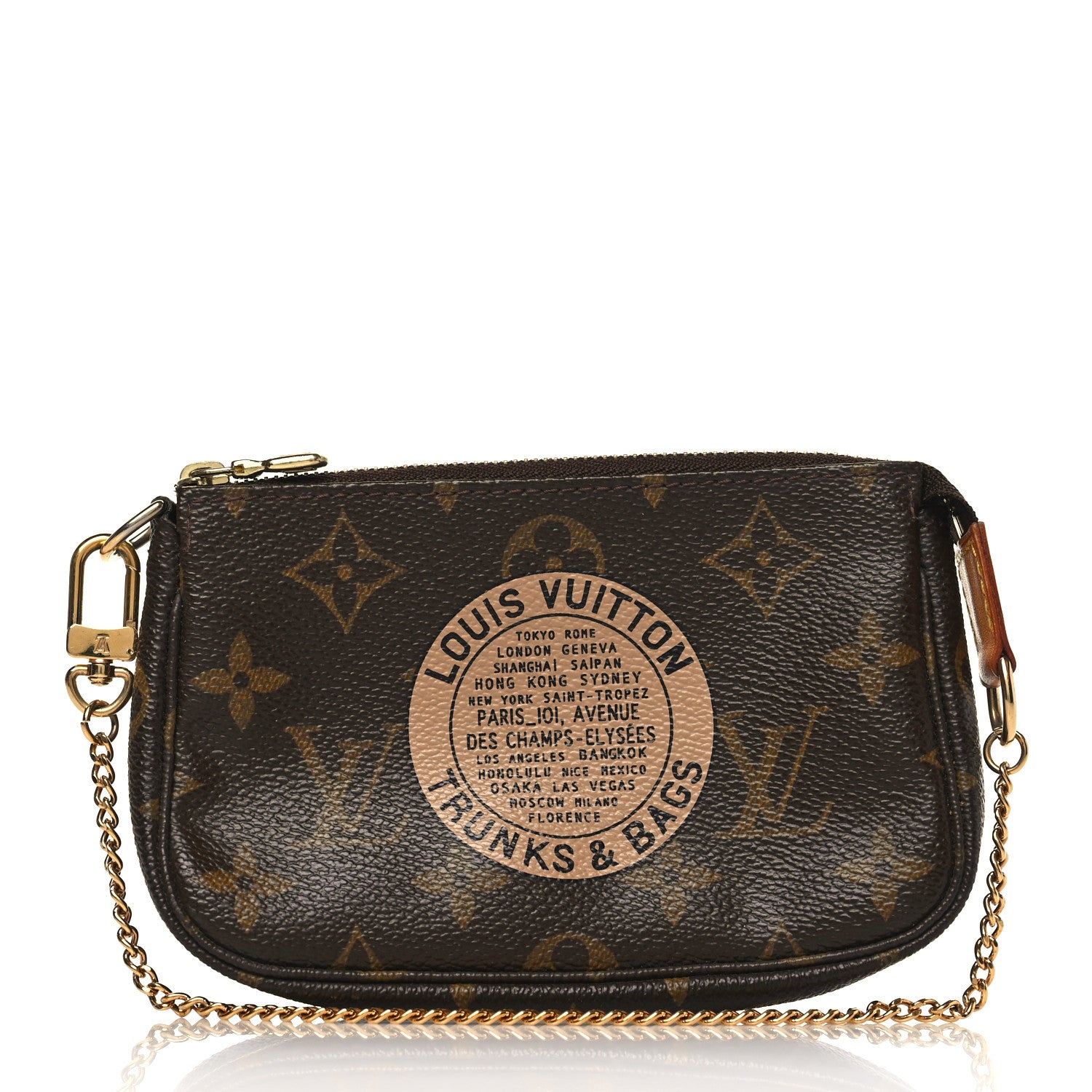 Louis Vuitton Monogram Complice Trunks and Bags Mini Pochette Accessories Beige 1 of 9