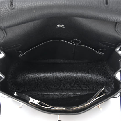Hermes Taurillon Clemence Jypsiere 28 Black 5 of 13