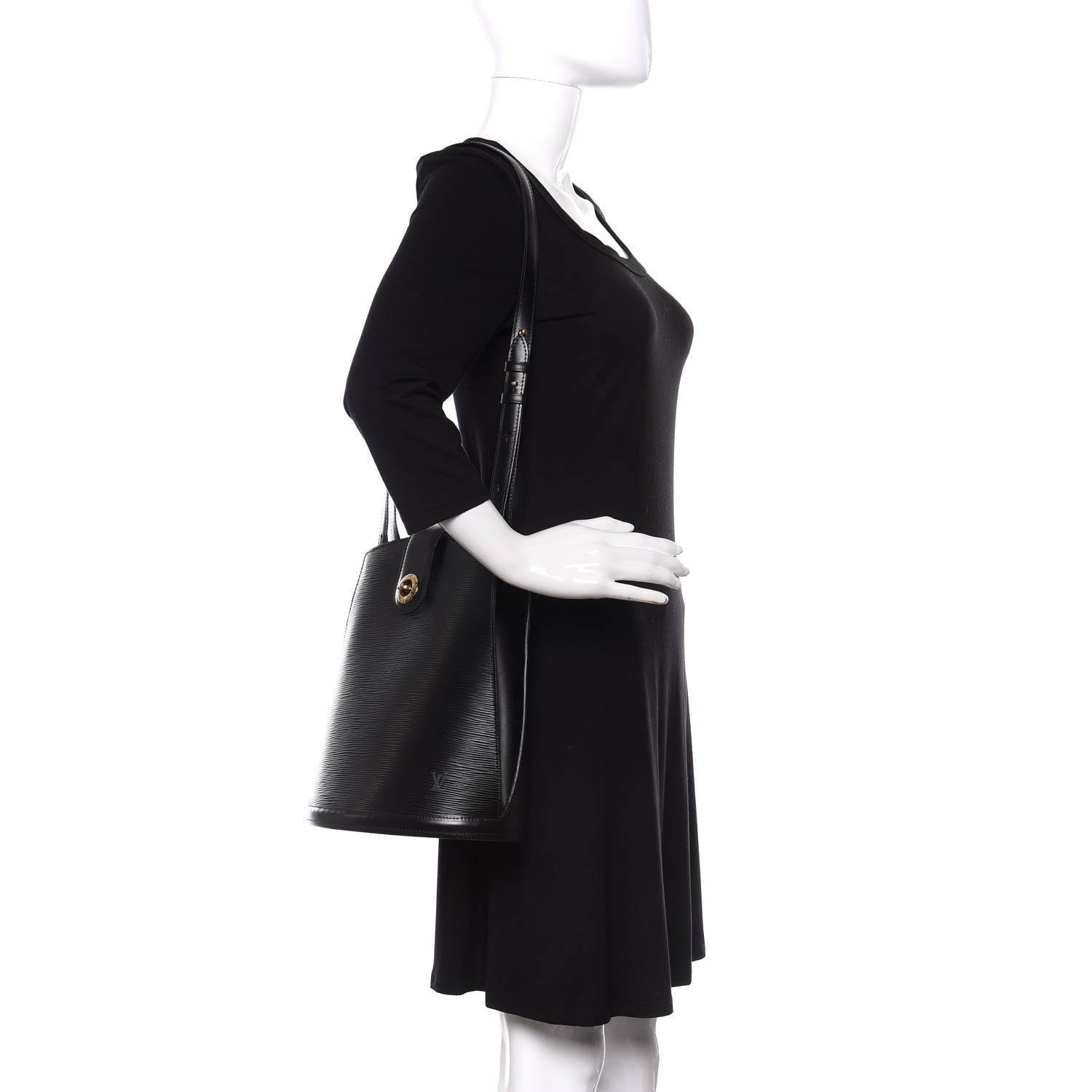 Louis Vuitton Epi Cluny Black 2 of 8