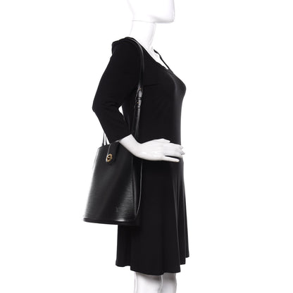 Louis Vuitton Epi Cluny Black 2 of 8