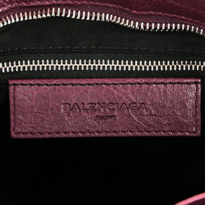 Balenciaga Agneau Classic Silver Hardware S City Violet Prune 6 of 7