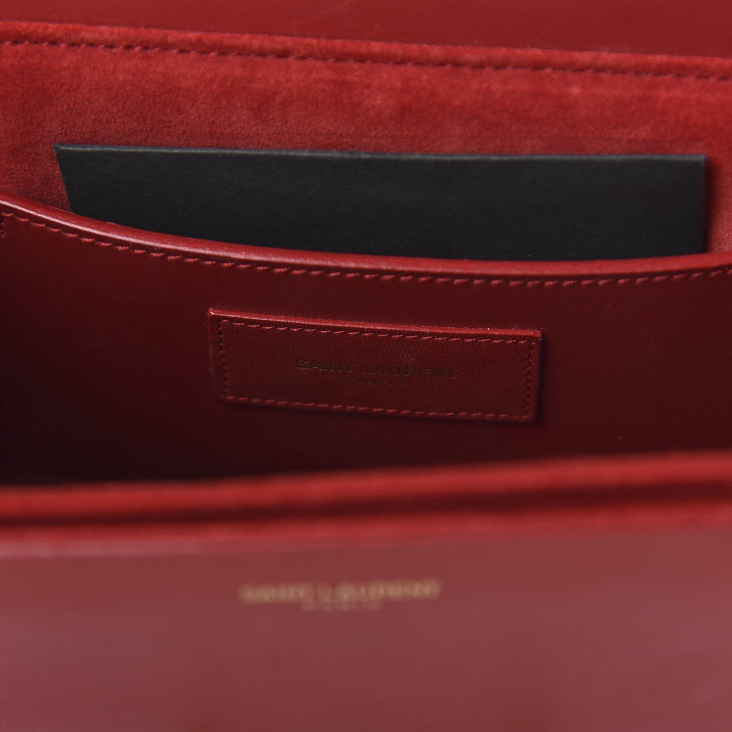Calfskin Medium Classic Lulu Bag Red