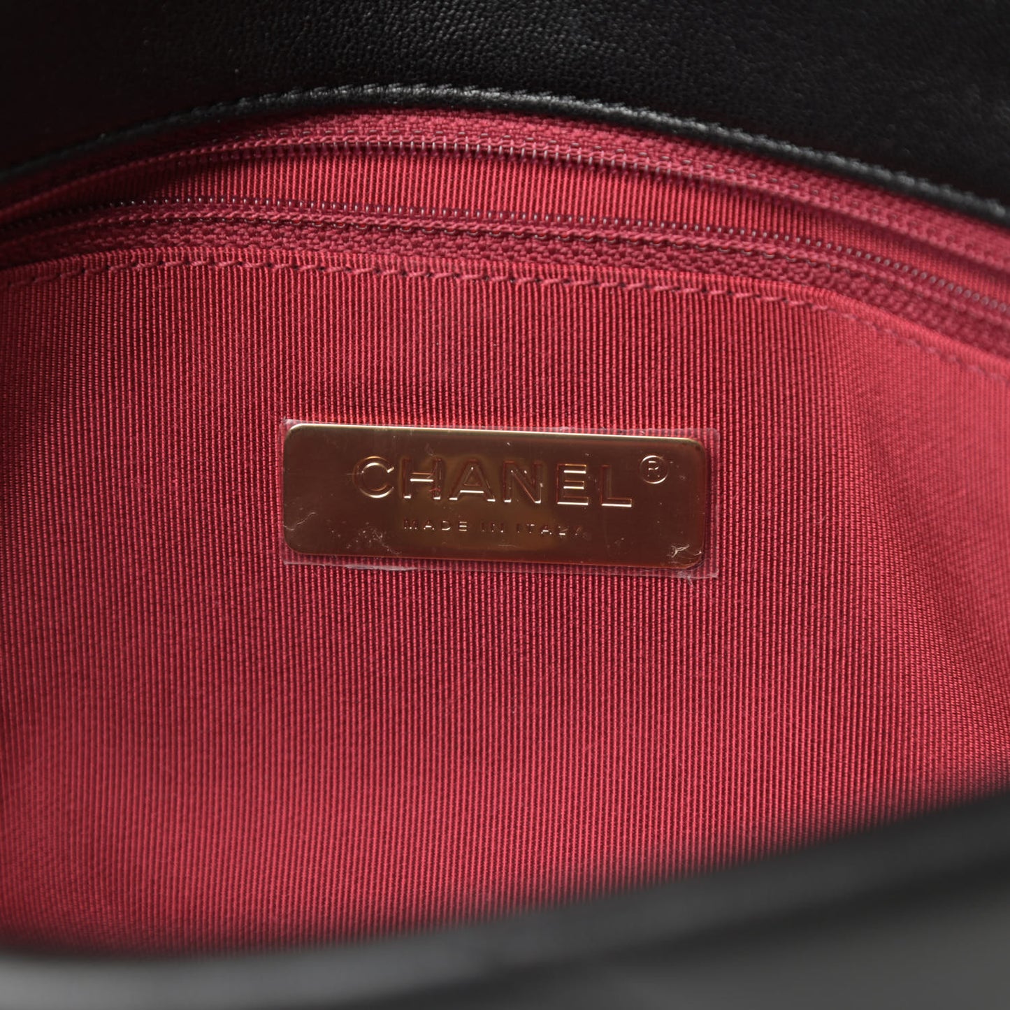 Lambskin Quilted Medium Chanel 19 Flap Black