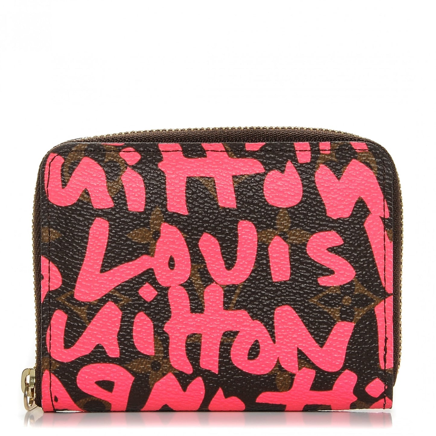 Monogram Graffiti Zippy Coin Purse Fuchsia