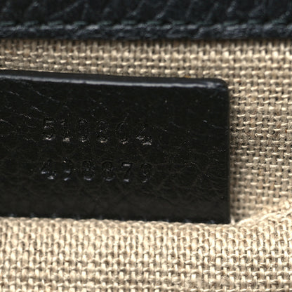 Gucci Dollar Calfskin Small Interlocking G Shoulder Bag Black 7 of 10