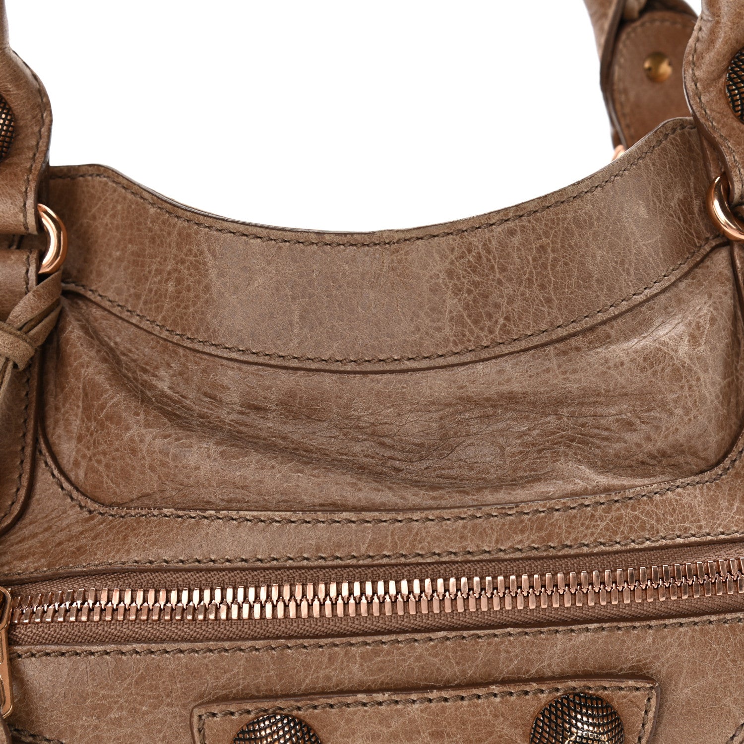 Balenciaga Agneau Giant 21 Rose Gold Hardware City Seigle 7 of 13