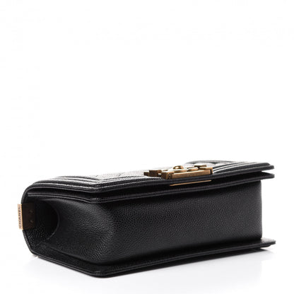Chanel Caviar Quilted Small Boy Flap Black 3 of 4
