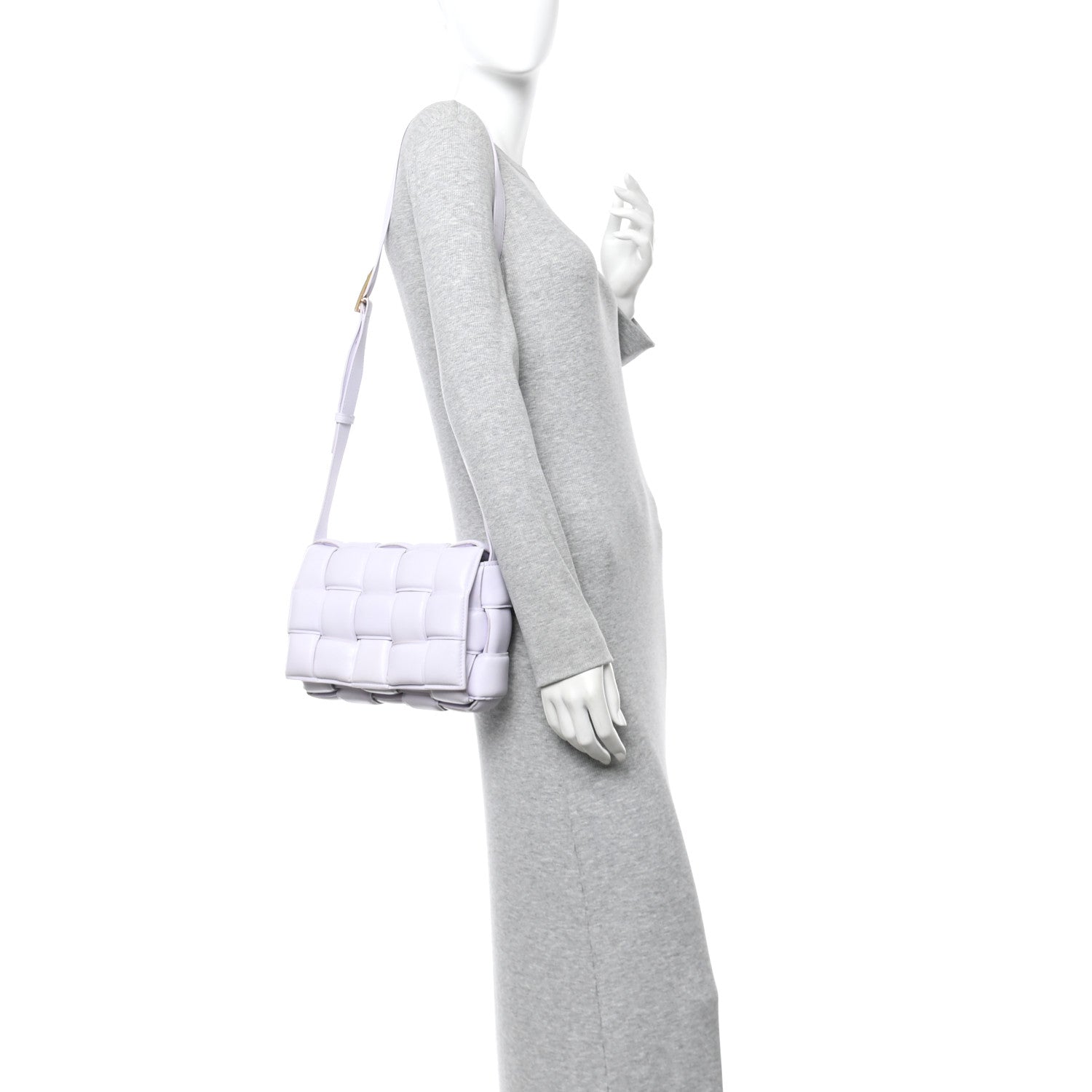 Bottega Veneta Nappa Maxi Intreccio Padded Cassette Crossbody Bag Mirth Washed 2 of 14