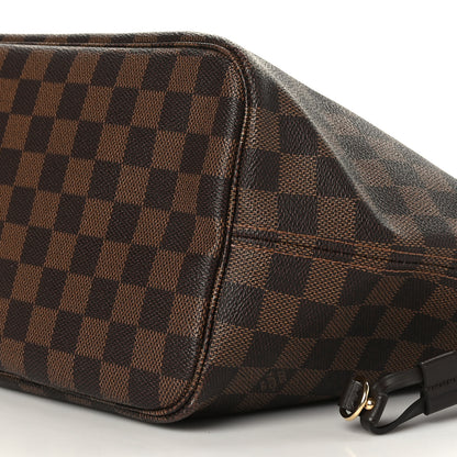 Louis Vuitton Damier Ebene Neo Neverfull MM Rose Ballerine 10 of 10
