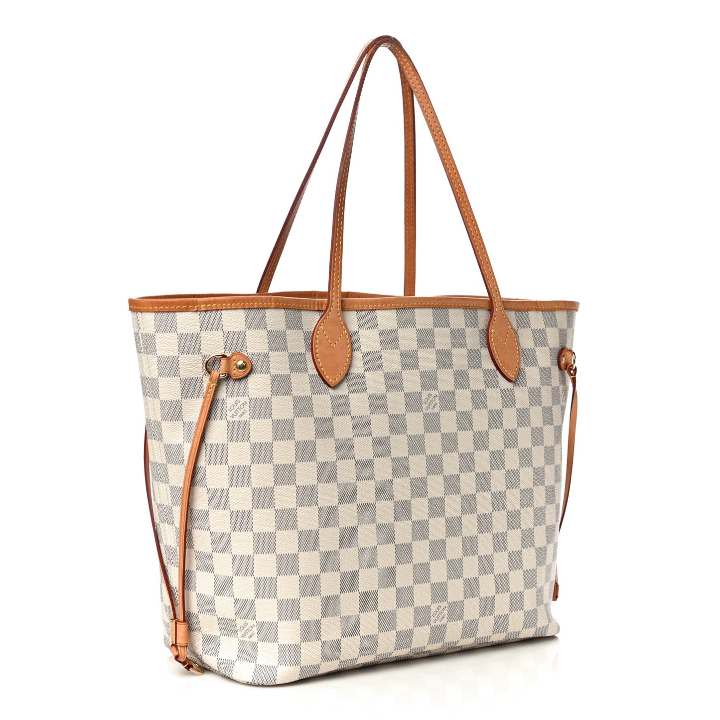 Damier Azur Neo Neverfull MM Rose Ballerine