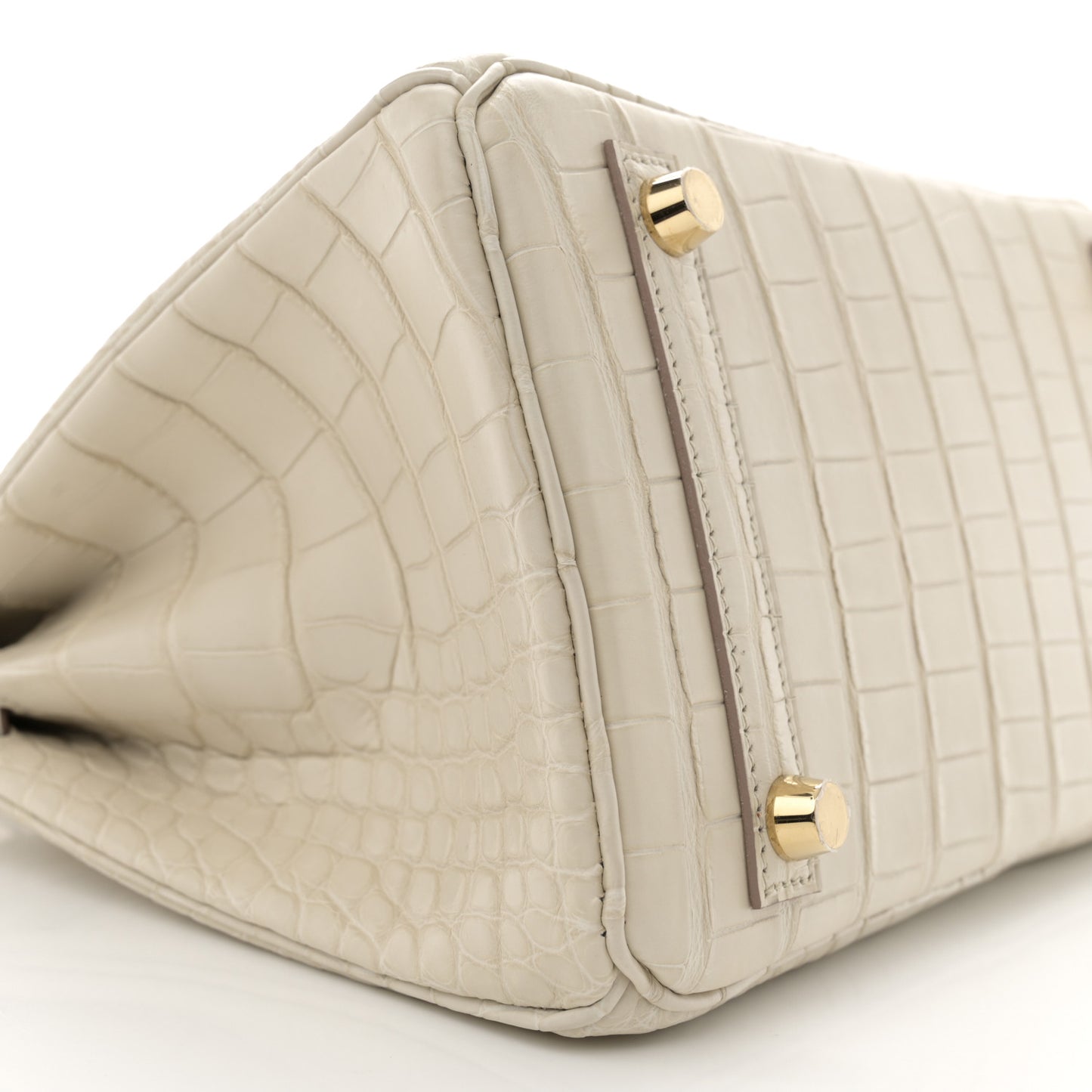 Matte Alligator Birkin 25 Beton