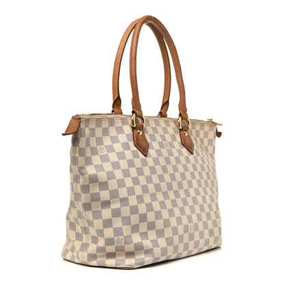 Louis Vuitton Damier Azur Saleya MM 2 of 28