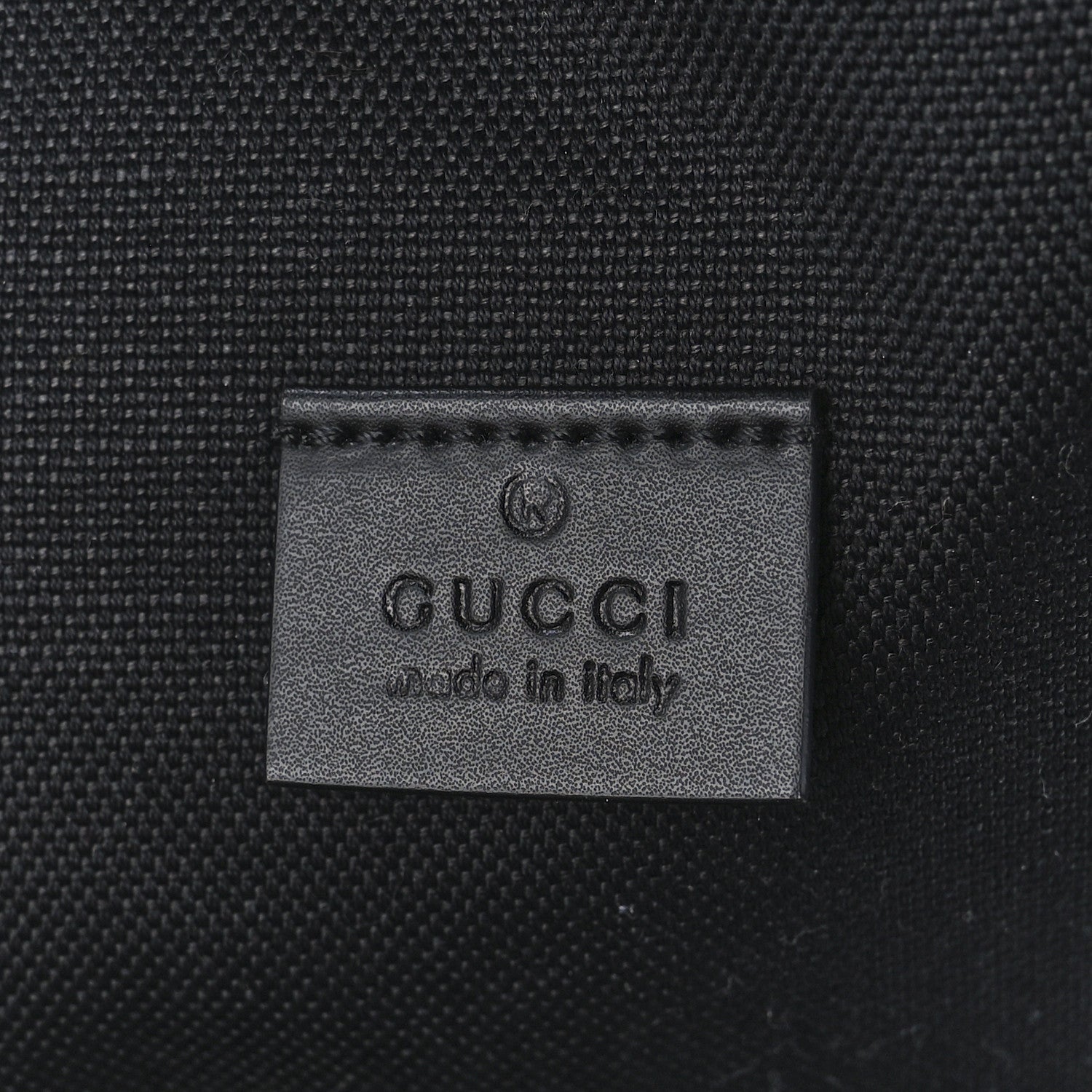 Gucci GG Supreme Monogram Web Belt Bag Black Grey 5 of 10