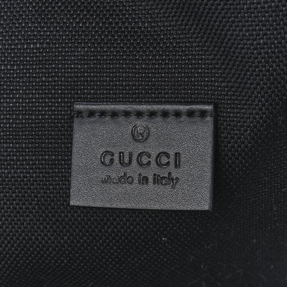 Gucci GG Supreme Monogram Web Belt Bag Black Grey 5 of 10
