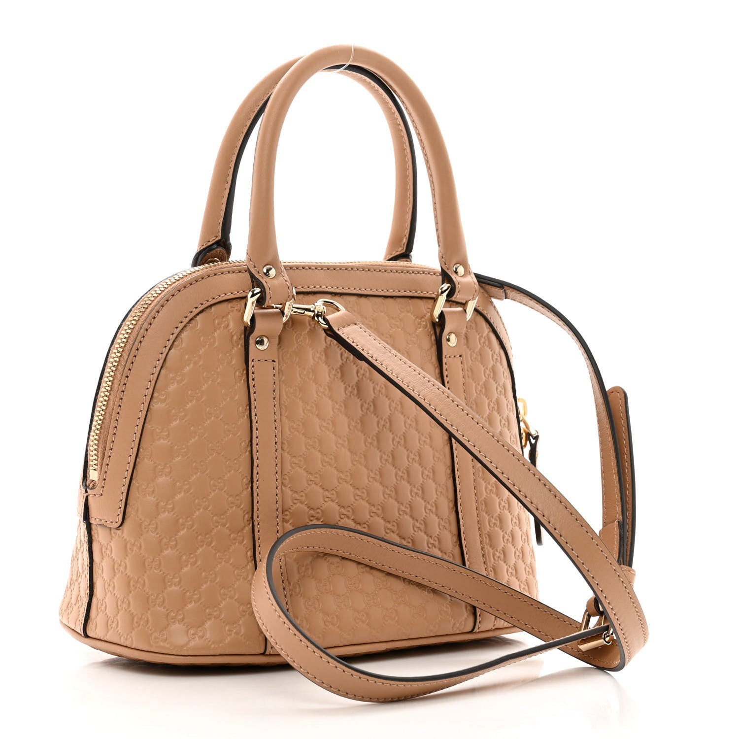 Gucci Soft Microguccissima Mini Dome Bag Camelia 3 of 10