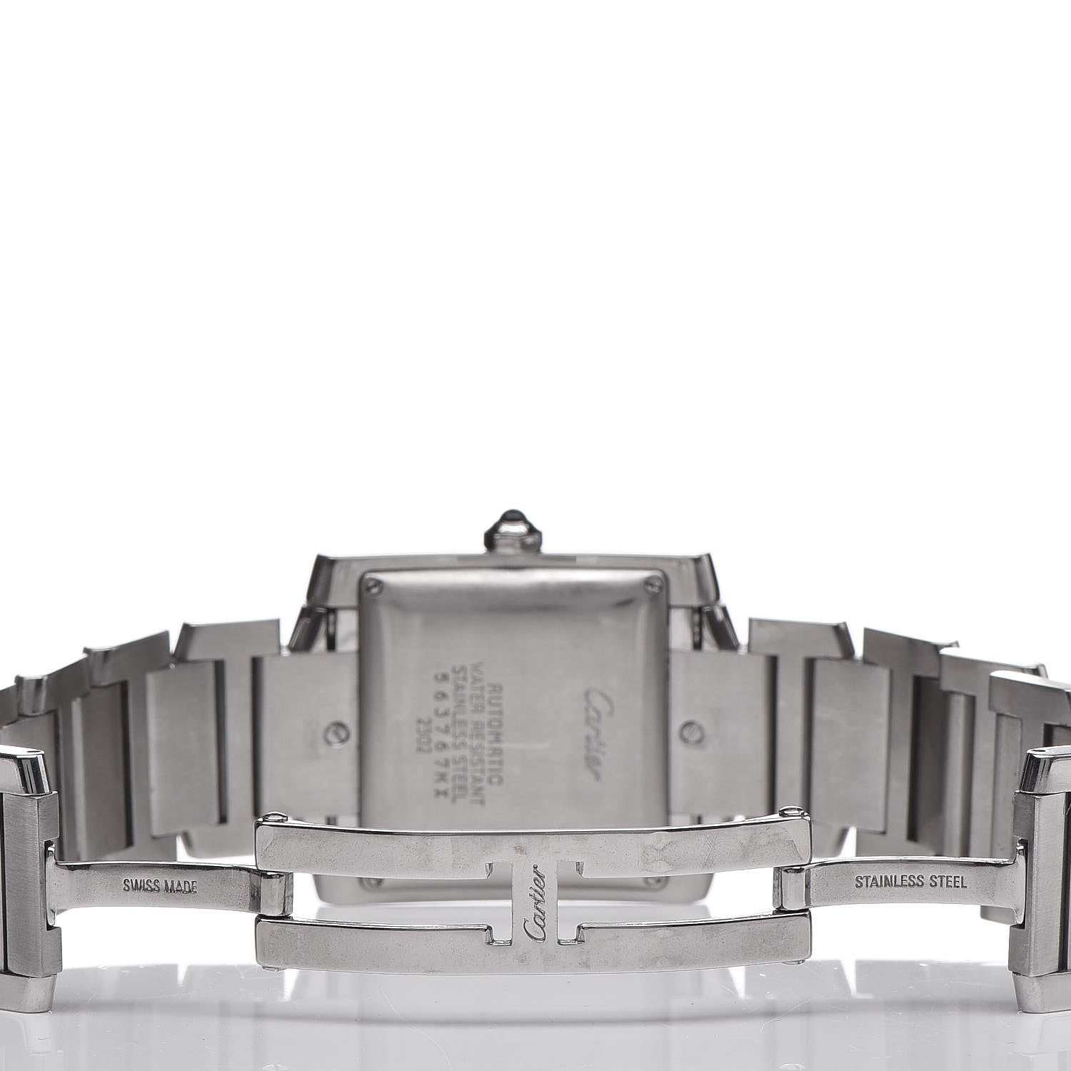 Cartier Stainless Steel 28mm Tank Francaise Automatic Watch 5 of 6