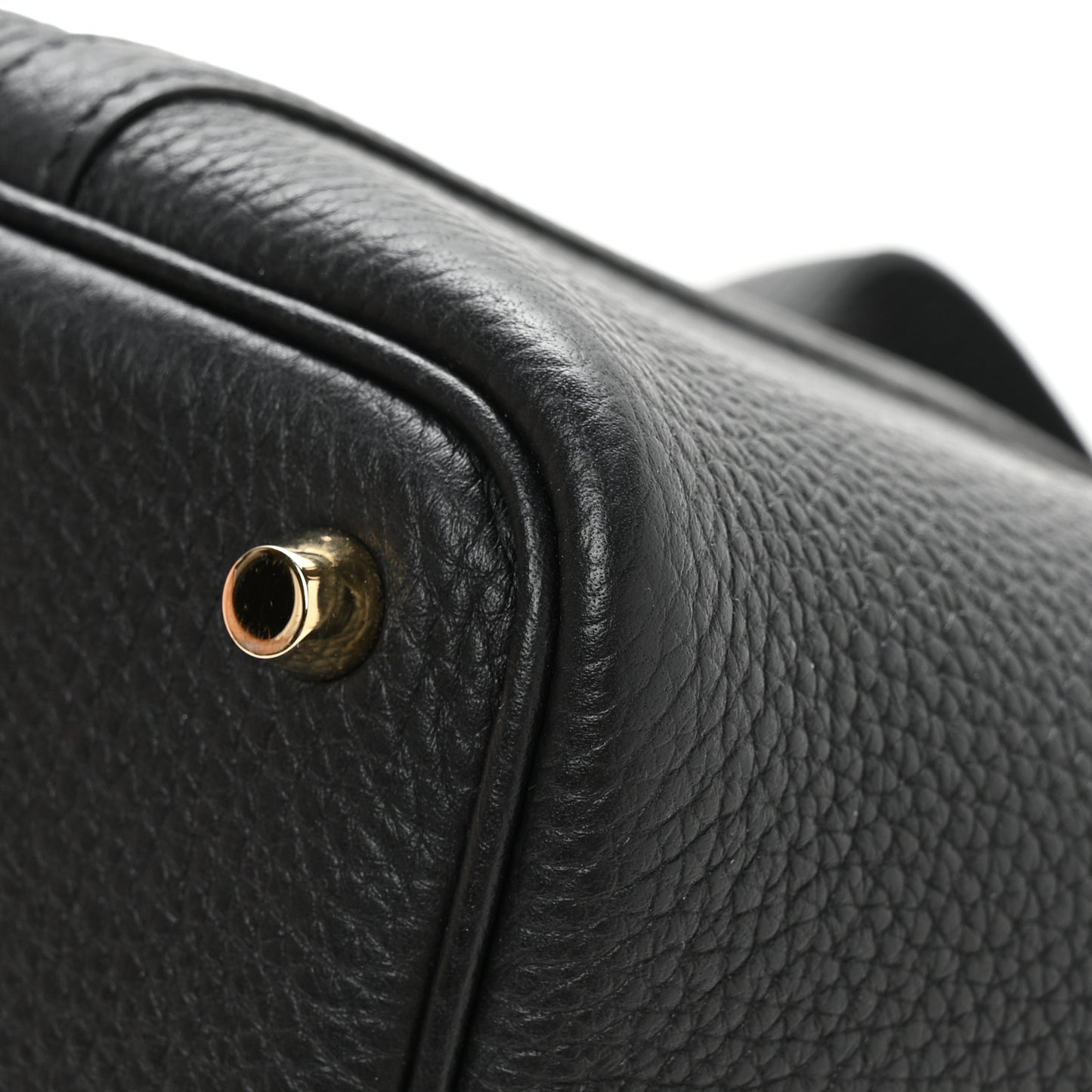 Taurillon Clemence Picotin Lock 18 PM Black