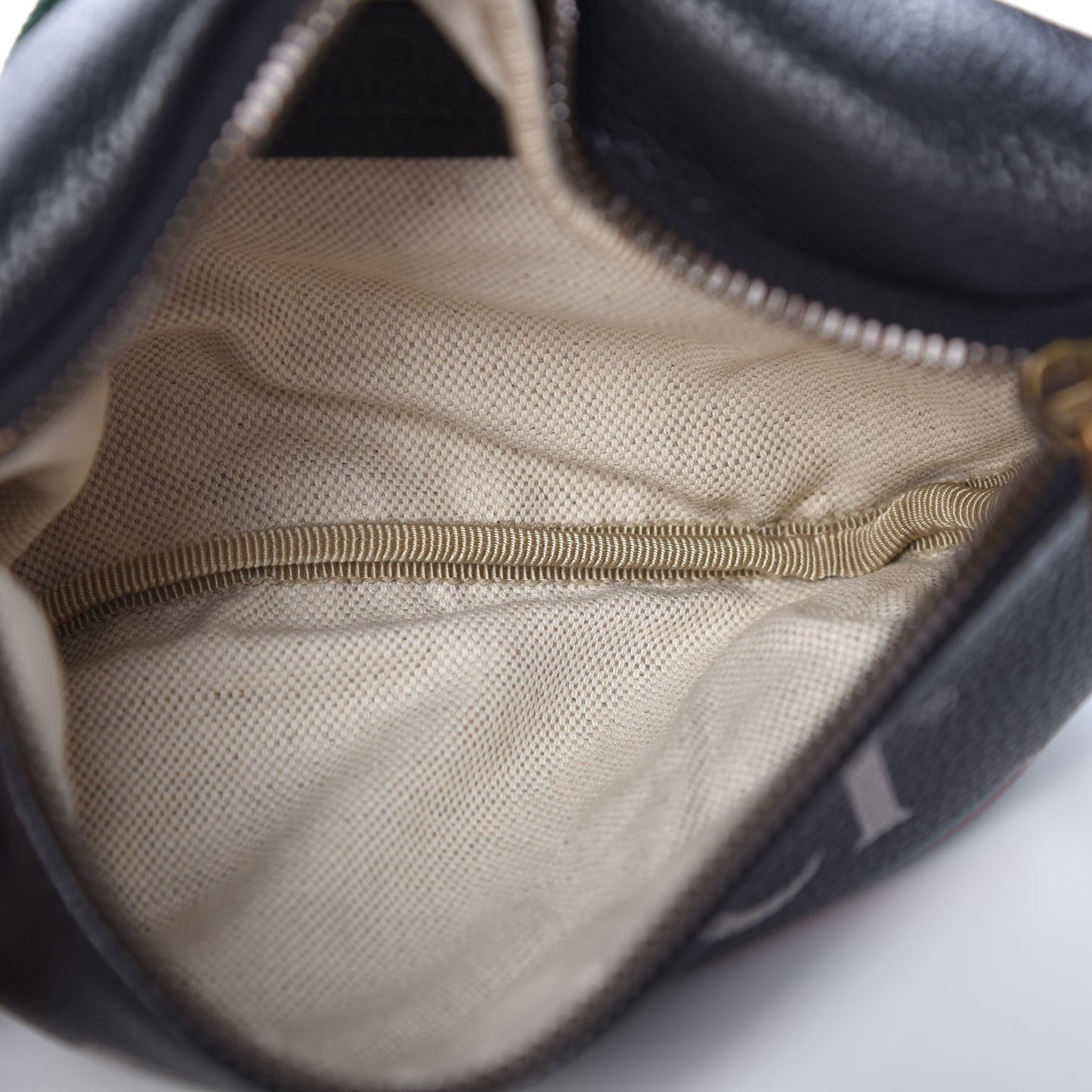 Grained Calfskin Small Logo Belt Bag Black