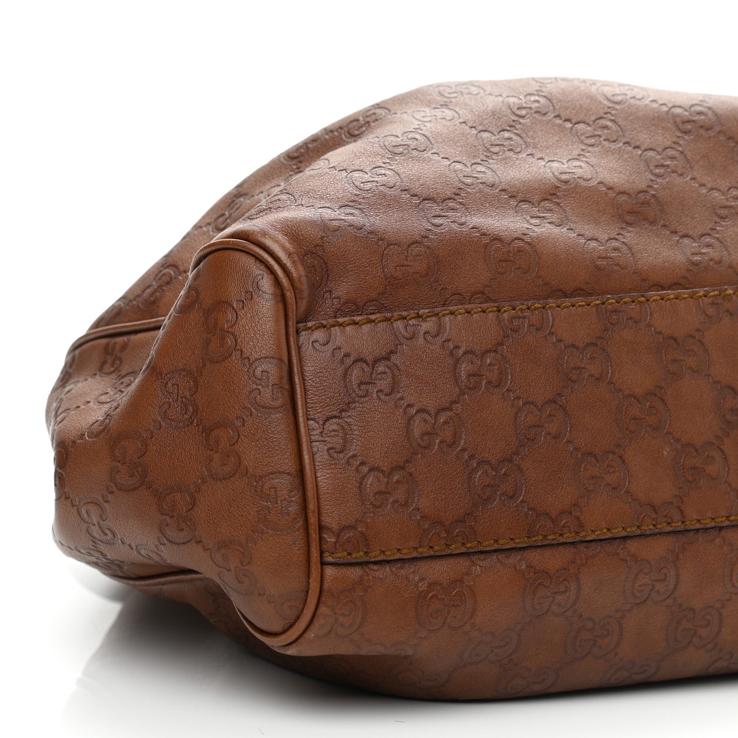 Gucci Guccissima Medium Sukey Tote Brown 9 of 16