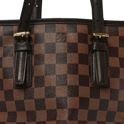Louis Vuitton Damier Ebene Marais Bucket 23 7 of 9