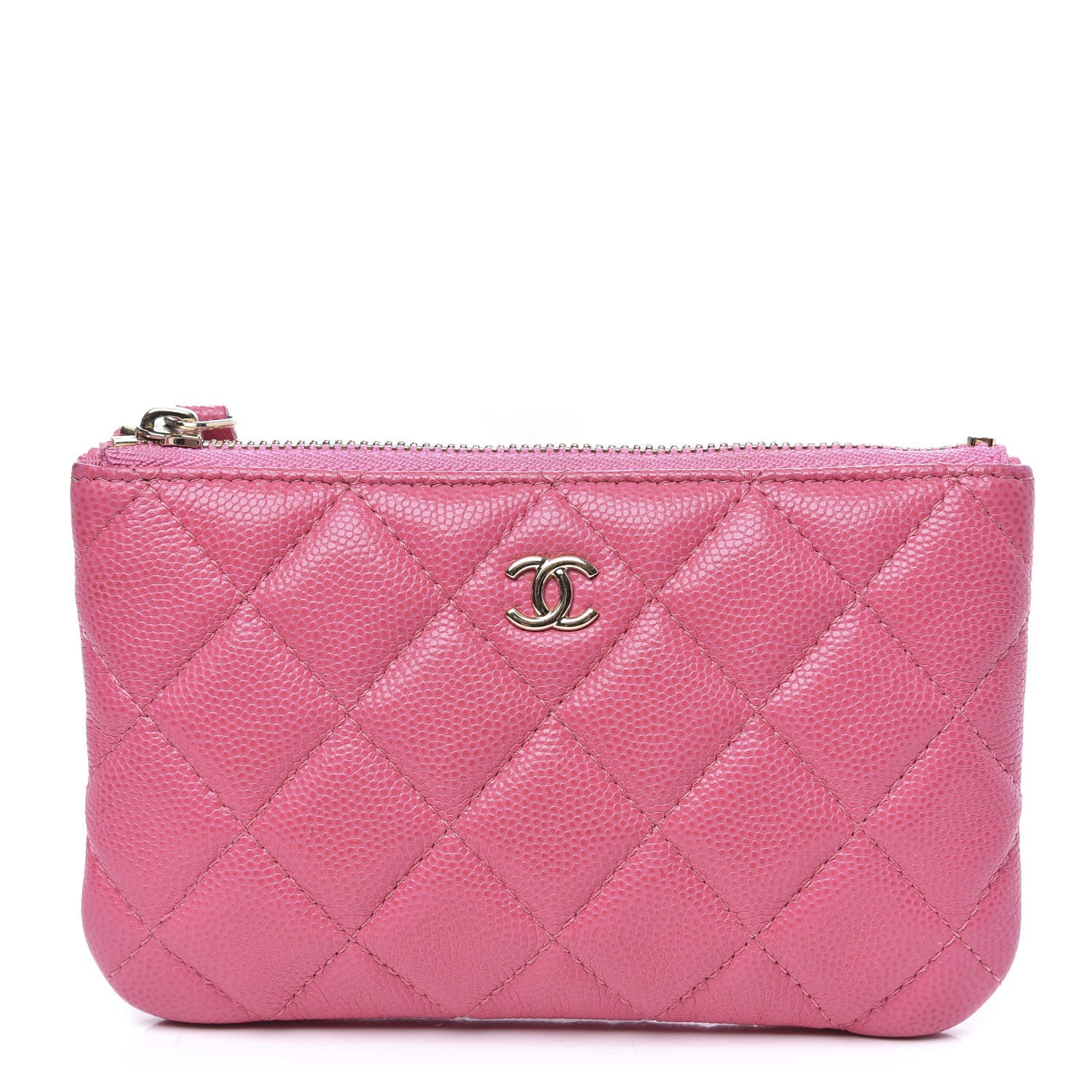Chanel Caviar Quilted Small Cosmetic Case Pink 1 of 7