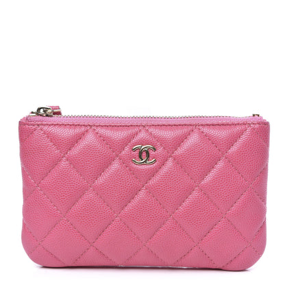 Chanel Caviar Quilted Small Cosmetic Case Pink 1 of 7