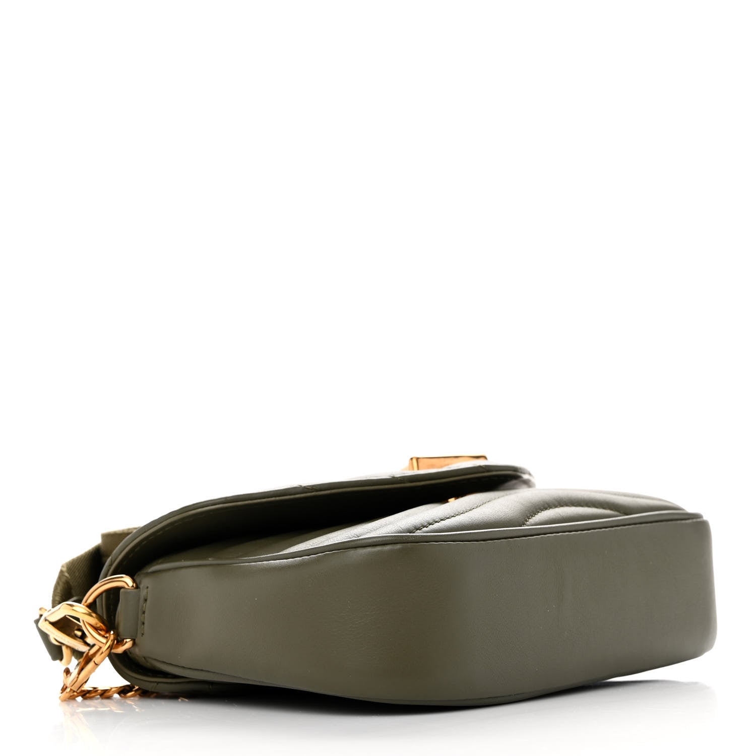 Louis Vuitton Calfskin New Wave Multi Pochette Kaki 4 of 12