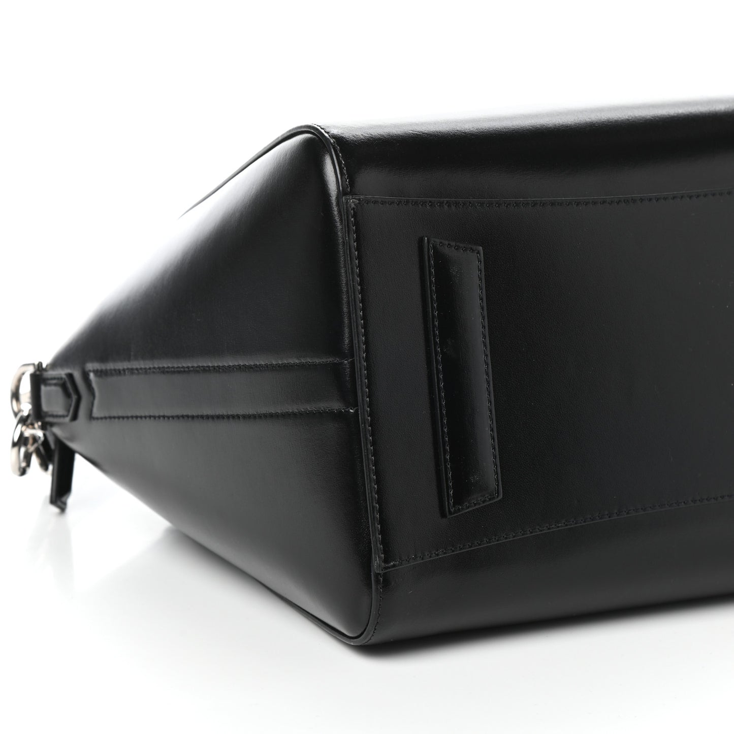 Shiny Lord Calfskin Medium Antigona Black