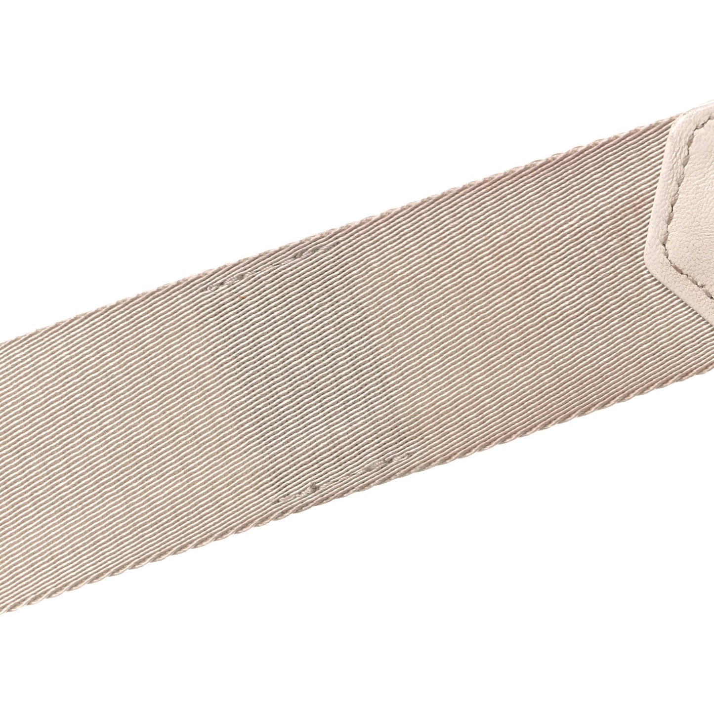 Nappa Re-Nylon Triangle Quilted Patchwork System Shoulder Bag White
