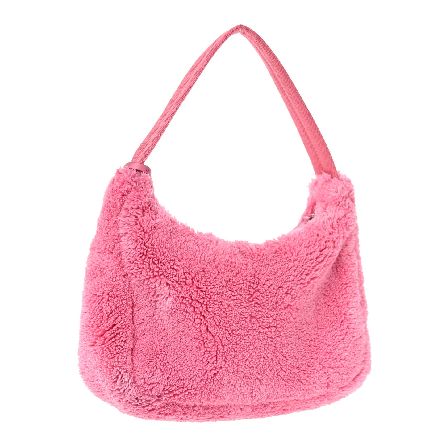 Terry Cloth Mini Re-Edition 2000 Bag Petalo Black